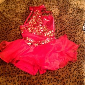 Girls dance costume